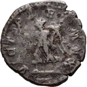 Septimius Severus, 193 - 211, AR Denár, Rv:VICT.PART.MAX., kráčející Victoria,