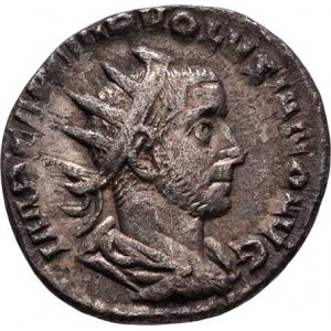 Volusianus, 251 - 253, Bil.Antoninianus, Rv:PAX.AVGG., stojící Pax, hvězda