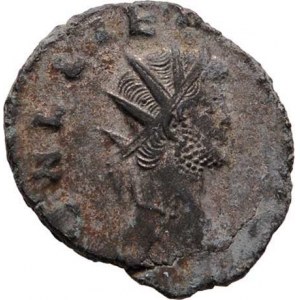 Gallienus, 253 - 268, AE Antoninianus, Rv:DIANAE.CONS.AVG., laň zprava,