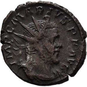 Marius, 268 (cca 2 měsíce), AE Antoninianus, Rv:CONCORDIA.MILITVM., spojené