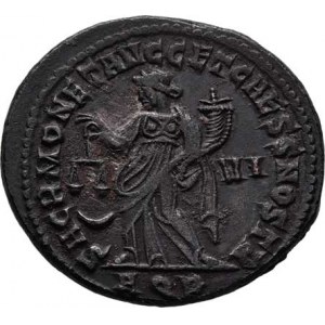 Diocletianus, 284 - 305, Follis, SACRA.MONET.AVGG.ET.CAESS.NOSTR., RIC.39a,