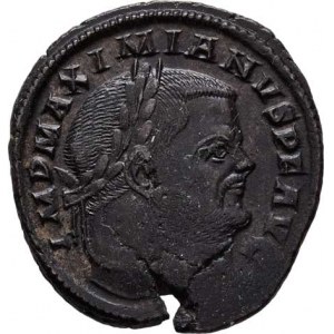 Maximianus Herculius, I.období vlády, 286 - 305, AE Follis, Rv:GENIO.POPVLI.ROMANI., RIC.6.39b,