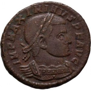 Maximinus II. Daia, 310 - 313, AE Follis, Rv:SPQR.OPTIMO.PRINCIPI., RIC.6.95a,