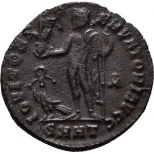 Licinius I., 308 - 324, AE Follis, Rv:IOVI.CONSERVATORI.AVGG., RIC.7.6,
