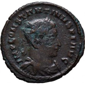 Constantinus I., 307 - 337, AE Follis, Rv:SOLI.INVICTO.COMITI., RIC.6.279,