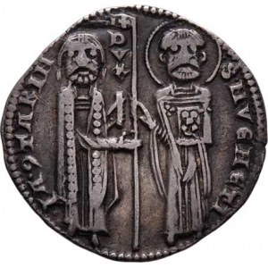 Itálie - Benátky, Jacopo Contarini, 1275 - 1280, Grosso (Matapan) b.l., FW.6900, Meyer.42, 2.070g,