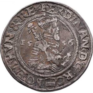 Ferdinand I., 1526 - 1564, 1/2 Tolar 1556, Jáchymov-Puellacher, J.35, MKČ.126a,