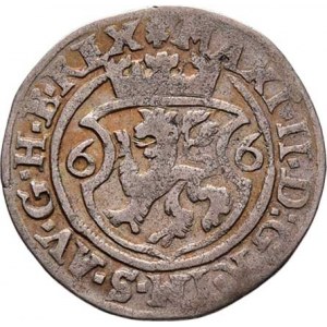 Maxmilian II., 1564 - 1576, 2 Krejcar (15)66, Jáchymov-Geitzköfler, J.3b,