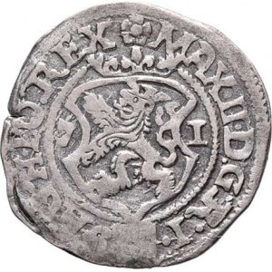 Maxmilian II., 1564 - 1576, 2 Krejcar (15)71, Č.Budějovice-Gebhart, J.3a,