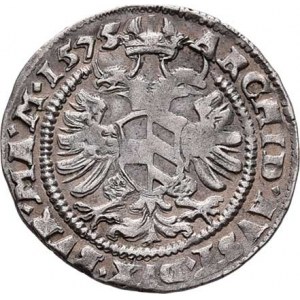Maxmilian II., 1564 - 1576, Bílý groš 1575, K.Hora-Šatný, J.7d, MKČ.204, 1.822g,