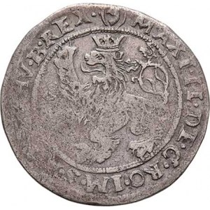Maxmilian II., 1564 - 1576, Bílý groš 1574, Jáchymov-Geitzköfler, J.14d, MKČ.238,