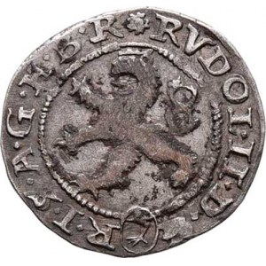 Rudolf II., 1576 - 1612, Malý groš 1595, K.Hora-Herold, HN.8 (opis 7a),