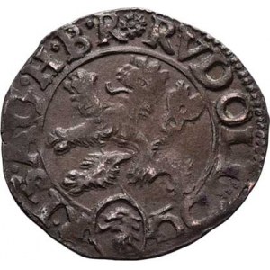 Rudolf II., 1576 - 1612, Malý groš 1604, K.Hora-Enderle, HN.13a (opis 7a),