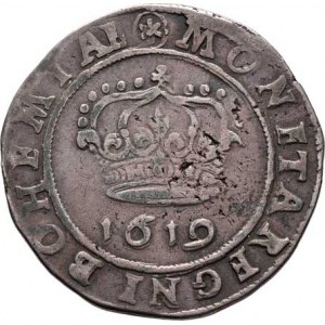 České stavy, 1619 - 1620, 24 Krejcar 1619, K.Hora-Hölzl, J.6b, MKČ.574 - var.