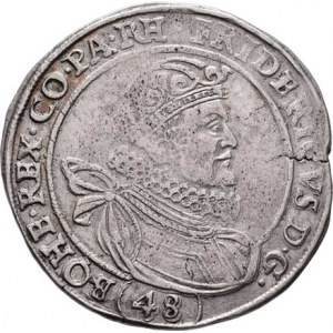 Friedrich Falcký, 1619 - 1620, 48 Krejcar 1620, Praha-Škréta, J.6, MKČ.654, 14.835g,