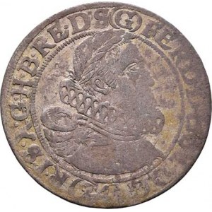 Ferdinand II., 1619 - 1637 (Mince kiprová), 24 Krejcar 1623 G/BZ, Hlohov-Zwirner, MKČ.1116a,