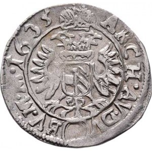 Ferdinand II., 1619 - 1637 (Mince dobrého zrna), 3 Krejcar 1635, K.Hora-Neumann, J.34a, MKČ.815,