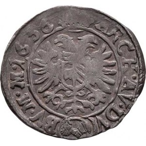 Ferdinand II., 1619 - 1637 (Mince dobrého zrna), 3 Krejcar 1636, K.Hora-Geronis, J.35a, MKČ.815,