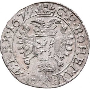 Leopold I., 1657 - 1705, 3 Krejcar 1679 CK, K.Hora-Krahe, Nech.295, MKČ.1453,