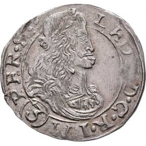 Leopold I., 1657 - 1705, 3 Krejcar 1682 CK, K.Hora-Krahe, Nech.298, MKČ.1454,