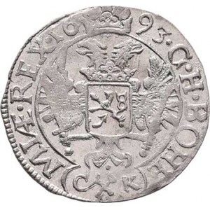 Leopold I., 1657 - 1705, 3 Krejcar 1693 CK, K.Hora-Krahe, Nech.311, MKČ.1456,