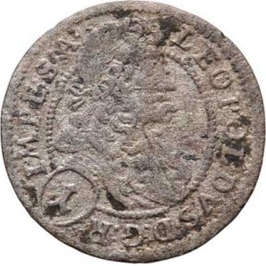 Leopold I., 1657 - 1705, Krejcar 1705 GE, Praha-Egerer, Nech.238, MKČ.1434,