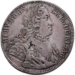 Karel VI., 1711 - 1740, Tolar 1724, Praha-Scharff, J.47, KMČ.1807a, 28.454g,