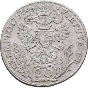 Josef II., (1765 -) 1780 - 1790, 20 Krejcar 1767 C/EvS-AS, Praha, P.9, MKČ.2007,