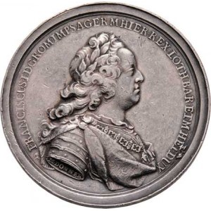 František I., 1745 - 1765, Donner - návštěva vídeňské mincovny 1754 - poprsí