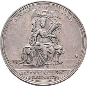Josef II., 1780 - 1790, Kraft - medaile na korunovaci ve Frankfurtu 3.4.1764