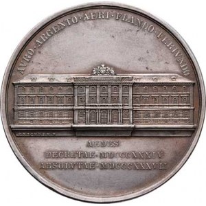 Ferdinand V., 1835 - 1848, Boehm - AR medaile na otevření vídeňské mincovny 1837