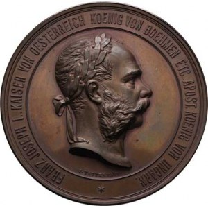 František Josef I., 1848 - 1916, Tautenhayn - Světová výstava 1873 - DEM VERDIENSTE -