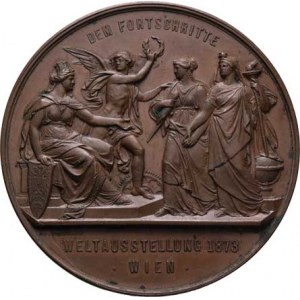 František Josef I., 1848 - 1916, Tautenhayn - Světová výstava 1873 - DEM FORTSCHRITTE