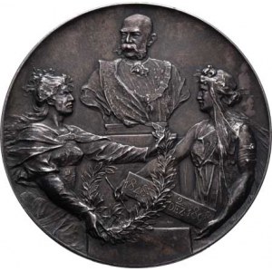 František Josef I., 1848 - 1916, Scharff - vděčná Vídeň na 50 let vlády 1898 - dvě