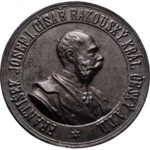 František Josef I., 1848 - 1916, Železárny Komárov - upomínka na jubil. výstavu 1898 -