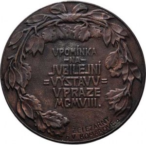 František Josef I., 1848 - 1916, Železárny Komárov - Jubil.výstava 1908 - Veletržní