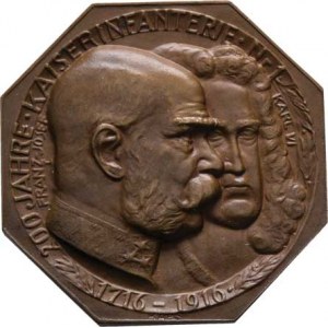 František Josef I., 1848 - 1916, Kaps - na 200 let císařské infanterie 1716/1916 -