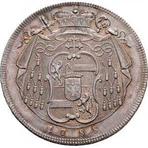 Salzburg-arcib., Hieronymus Colloredo, 1772 - 1803, Tolar 1788 M, Zot.3225, Pr.2441, KM.462, 27.984