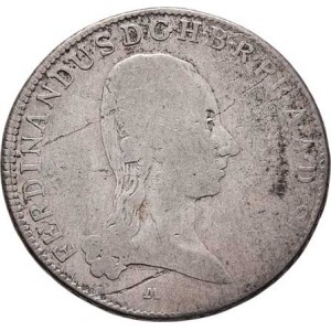 Salzburg-arcib., Arcivévoda Ferdinand, 1803 - 1806, 20 Krejcar 1805 M, Zot.3412, Pr.2610, KM.496, 6