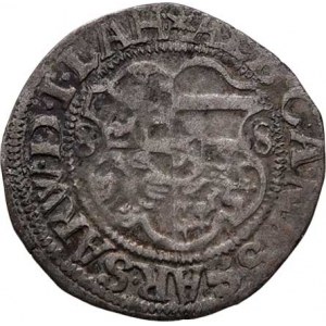Strassbourg-biskup., Johann v.Manderscheid, 1569-1592, 1/2 Batzen (15)88 - s titulem Rudolfa II., S