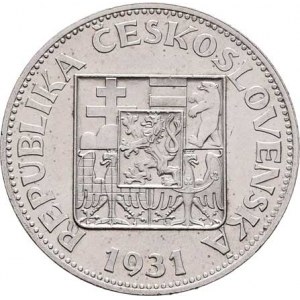 Československo 1918 - 1938, 10 Koruna 1931, KM.15 (Ag700), 9.964g, nep.hr.,