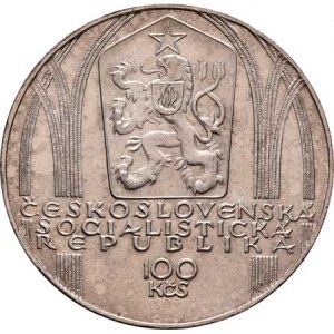 Československo 1961 - 1990, 100 Koruna 1980 - 650 let narození Petra Parléře,