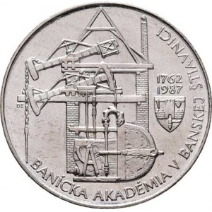 Československo 1961 - 1990, 100 Koruna 1987 - 225 let Hornické akademie v Banské