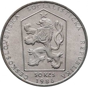 Československo 1961 - 1990, 50 Koruna 1986 - městská rezervace Praha, KM.121