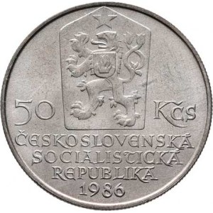 Československo 1961 - 1990, 50 Koruna 1986 - městská rezervace Bratislava, KM.125