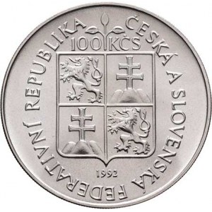 Československo 1990 - 1993, 100 Koruna 1992 - Moravské zemské muzeum v Brně,