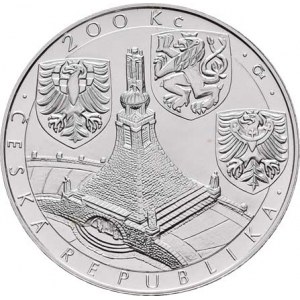 Česká republika, 1993 -, 200 Kč 2005 - 200 let bitvy u Slavkova (Ag900,