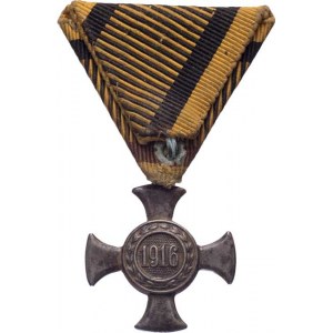 Rakousko - Uhersko, František Josef I., 1848 - 1916, Železný záslužný kříž bez koruny (Fe), Marko.1