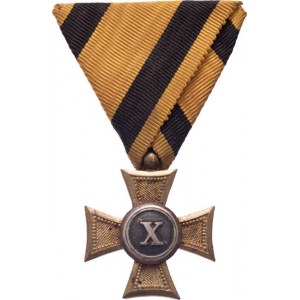 Rakousko - Uhersko, František Josef I., 1848 - 1916, Služební kříž za 10 let - typ 1913, Marko.380b