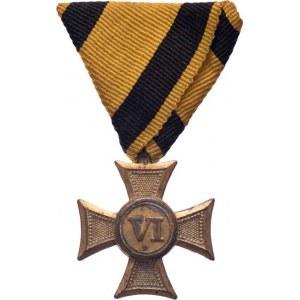 Rakousko - Uhersko, František Josef I., 1848 - 1916, Služební kříž za 6 let - typ 1913, Marko.381d1